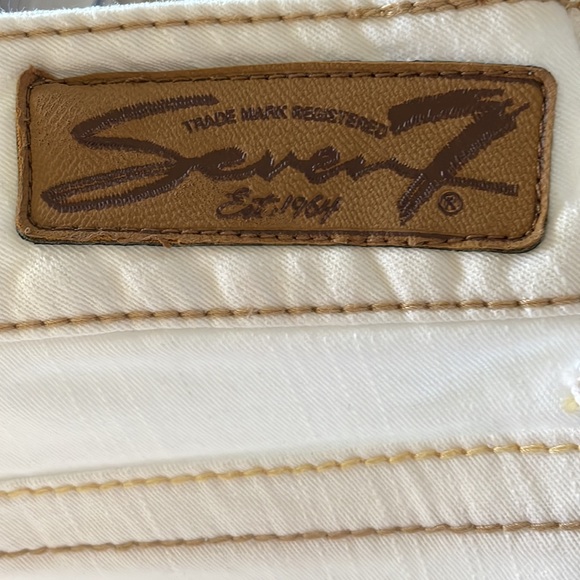 Seven7 Size 10 Petite Cream/Beige Shorts - Picture 7 of 8